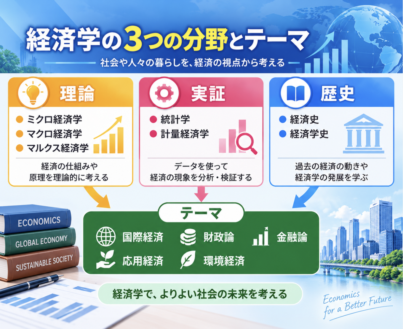 経済学とは？経済学は何を学ぶの？