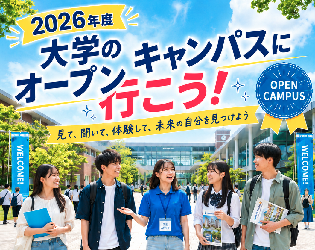 日本の大学を見に行こう！2026年オープンキャンパス情報まとめ